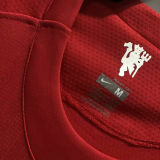 2007-08 M Utd home Red Retro Soccer Jersey UCL Version 欧冠版