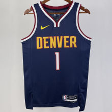 2023/24 Nuggets PORTER JR. #1 Purplish Blue NBA Jerseys