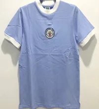 1972 Man City Home Blue Retro Soccer Jersey