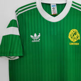 1990 Cameroun Home Green Retro Soccer Jersey