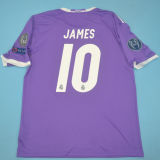 2016/17 RM Purple UCL FINAL CARDIFF 2017 Retro Soccer Jersey (Have All Patch 全臂章有胸前字)