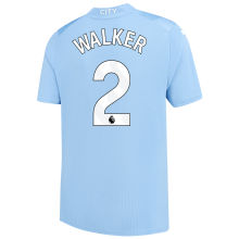 WALKER #2 Man City 1:1 Home Blue Fans Jersey 2023/24 (League Font) ★★