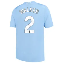 WALKER #2 Man City 1:1 Home Blue Fans Jersey 2023/24 (League Font) ★★