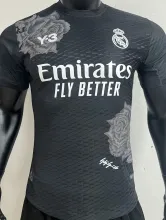 2024/25 RM x Y3 Black Player Version Soccer Jersey