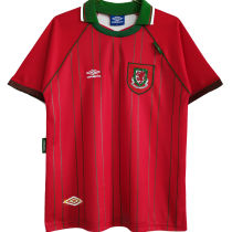1994/96 Wales Home Red Retro Soccer Jersey