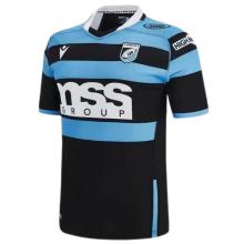 2023 Cardiff Away Blue Black Rugby Shirt 卡迪夫
