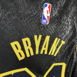 Lakers BRYANT #24 Black Kids NBA Jersey