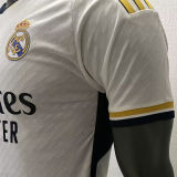 2023/24 RM Home White Player Version Soccer Jersey