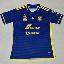 2023/24 U.A.N.L Tiger Away Blue Fans Soccer Jersey