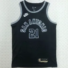 Spurs DUNCAN #21 Black NBA Jerseys