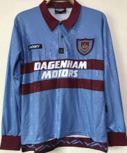 1995/97 West Ham Away Retro Long Sleeve Jersey