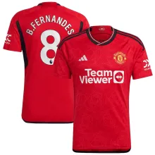 B.FERNANDES #8 M Utd 1:1 Quality Home Red Fans Jersey 2023/24 (League Font 联赛字体) ★★