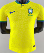 2022/23 Brazil Home Yellow Player Version Jersey