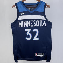 2023/24 Timberwolves TOWNS #32 Sapphire Blue NBA Jerseys