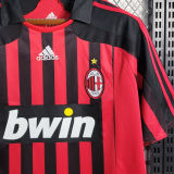 2007/08 AC Milan Home Retro Soccer Jersey