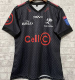 2023/23 THESHARKS Black Rugby Rugby Jersey 鲨鱼