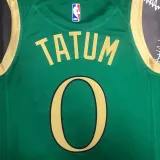 Celtics TATUM #0 Green City Edition NBA Jerseys