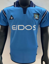 2001/02 Man City Home Blue Retro Soccer Jersey