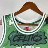 1985/86 Celtics BIRD #33 Green Retro NBA Jerseys 热压