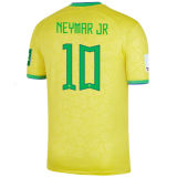 2022/23 Brazil Home 1:1 Quality Yellow Fans Soccer Jersey