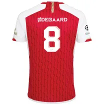 ØDEGAARD #8 ARS 1:1 Quality Home Fans Jersey 2023/24 (UCL Font) ★★