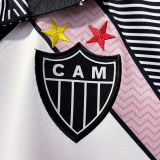 1996/97 AT Mineiro Away White Retro Soccer Jersey