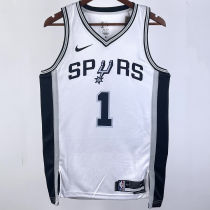 2023/24 Spurs WEMBANYAMA #1 White NBA Jerseys