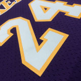 2008/09 Lakers BRYANT #24 Purple Retro NBA Jerseys 热压