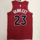 Toronto Raptors VANVLEET #23 Red Away NBA Jerseys