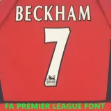 2002/04 M Utd Home Retro Soccer Jersey