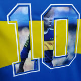 Maradona #10 Boca Home Retro Soccer Jersey 1981 ★★