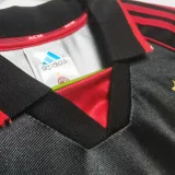 1998/99 AC Milan Third Black Retro Soccer Jersey
