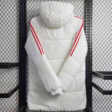 2023/24 River Plate White Cotton Jacket 红三边