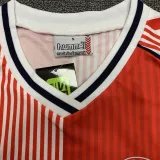 1986 Denmark Home Red Retro Soccer Jersey
