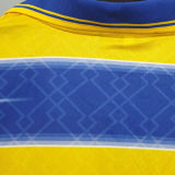 1998-1999 Parma Home Yellow Retro Soccer Jersey