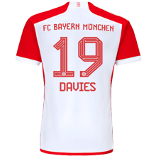 DAVIES #19 BFC 1:1 Quality Home Fans Jersey 2023/24 ★★