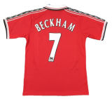 1998-1999 M Utd Home Retro Soccer Jersey Shirt