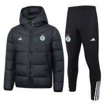 2024 Algeria Black Cotton Jacket （A Set）