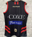 2023 Dolphins Black Rugby Vest 海豚