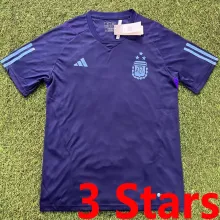 2023 Argentina Purple 3 Start Training Jersey 3星