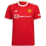 2021/22 M Utd 1:1 Quality Home Red Fans Soccer Jersey
