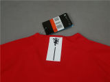 2007-08 M Utd Home Red Long Sleeve Retro Soccer Jersey UCL Version（胸前有绣欧冠决赛小字）