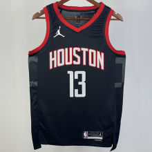 2023/24 Rockets HARDEN #13 Black NBA Jerseys