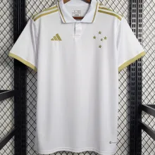 2023 Cruzeiro White Memorial Fans Soccer Jersey