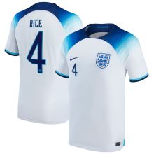 RiCE #4 England Home 1:1 White Fans Jersey 2022/23 ★★