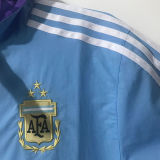 2023 Argentina Reversible Embroidery+Silica gel Windbreaker (3 Stars 3星 刺绣+硅胶 双面)