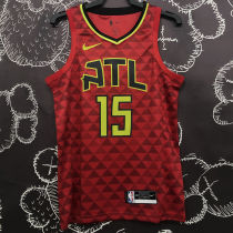Hawks CARTER #15 Red NBA Jersey
