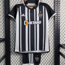 2023/24 AT Mineiro Home Black Kids Soccer Jersey