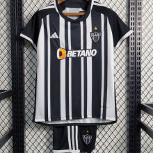 2023/24 AT Mineiro Home Black Kids Soccer Jersey