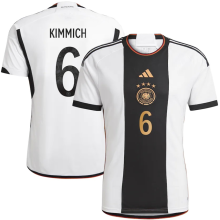 KIMMICH #6 Germany 1:1 Quality Home Fans Jersey 2022/23 ★★